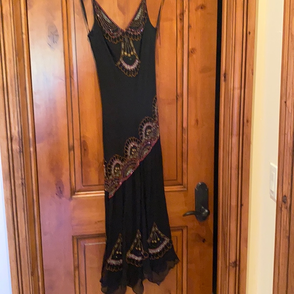 Beautiful boutique beaded evening dress